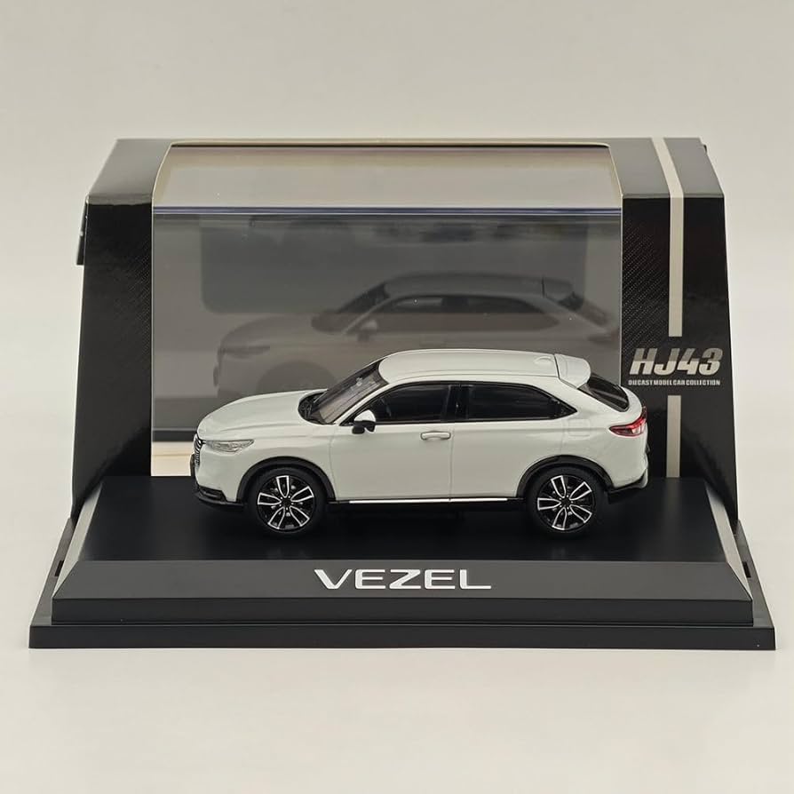 新型ヴェゼル 模型(ミニカー)プラチナホワイト Amazon.co.jp: ホビージャパン 1/43 VEZEL プラチナホワイト